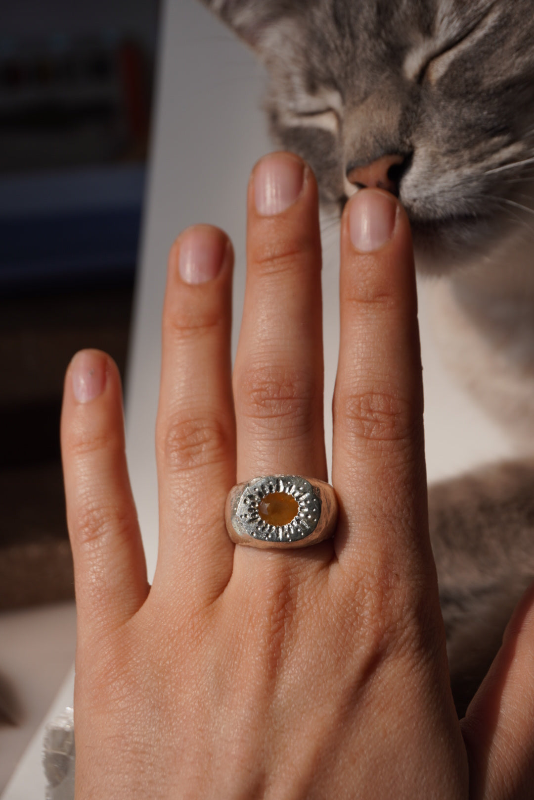 Yellow Sapphire Signet